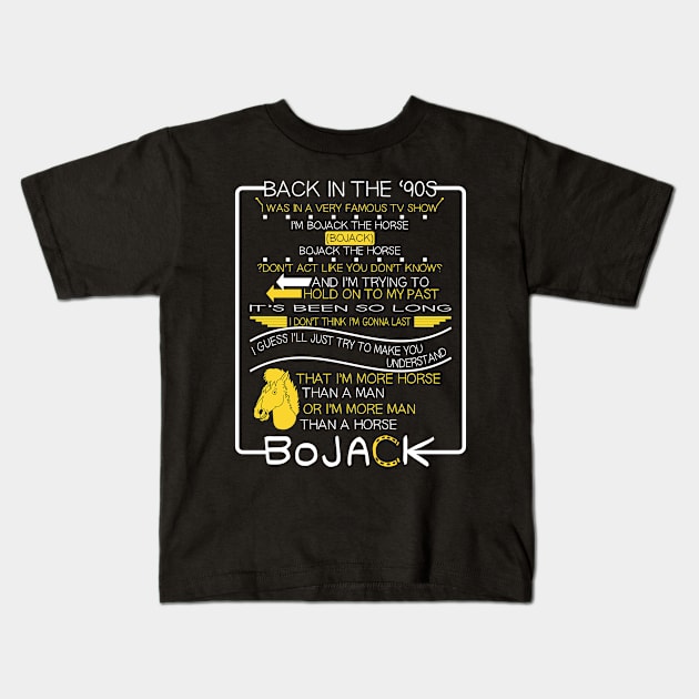 Back in the 90's Kids T-Shirt by Grayson888